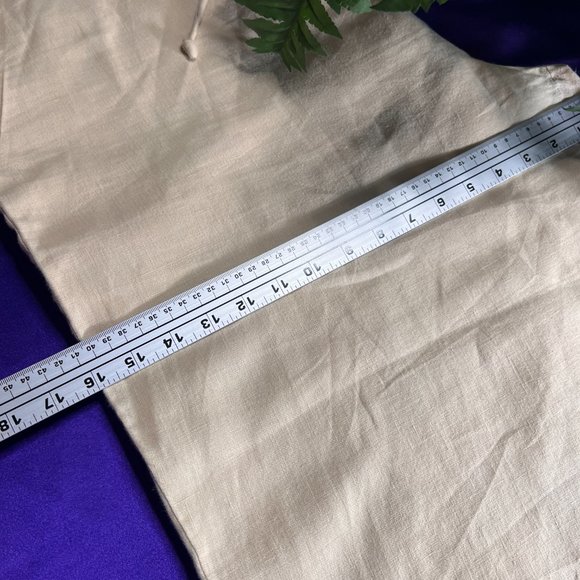 📌bridgewater Linen 6/8 Sun Yellow Pants with Pockets - Picture 10 of 14